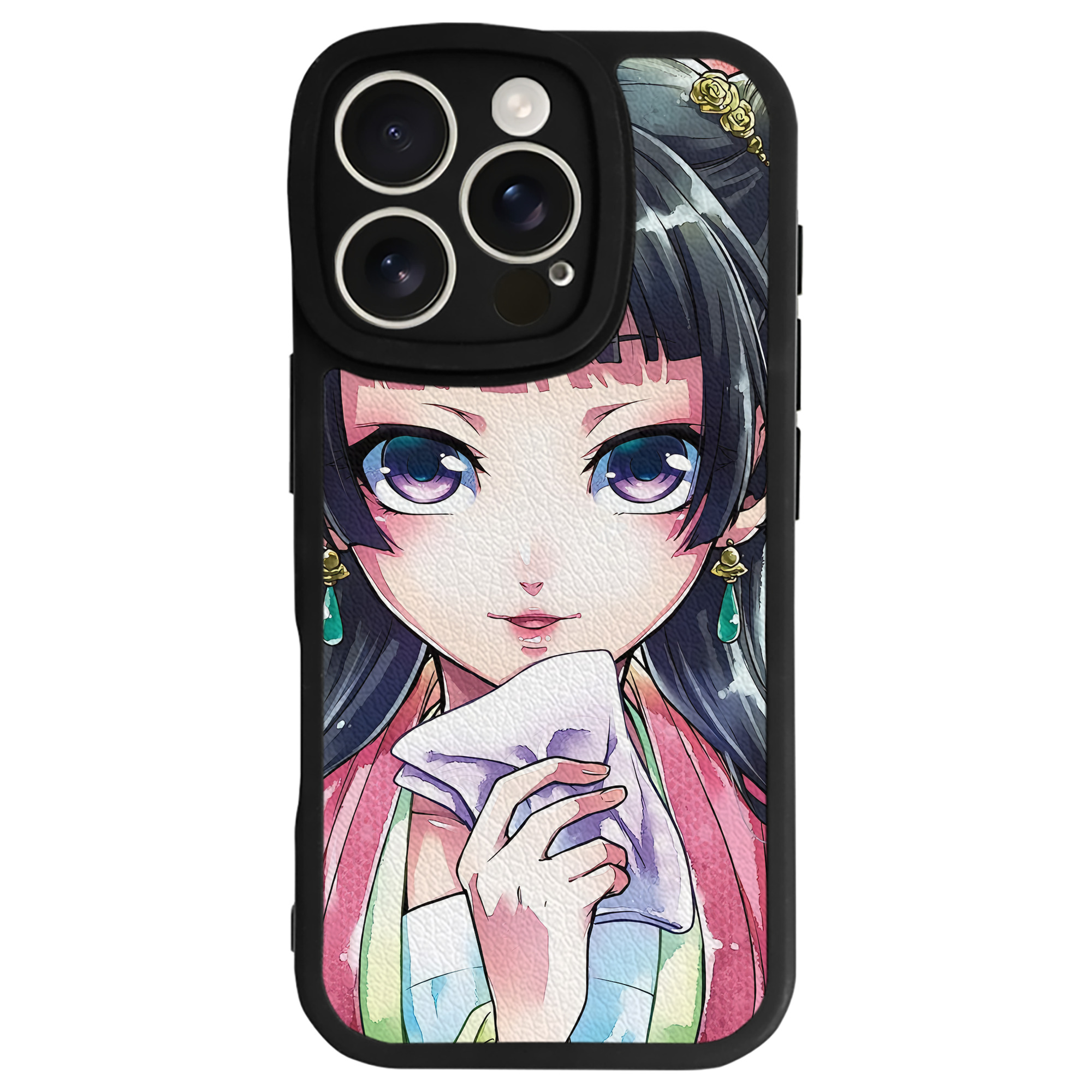 薬屋のひとりごと The Apothecary Diaries 【iPhone 16シリーズ対応】シリコンスマホケース（レザー調） 材質：シリコン